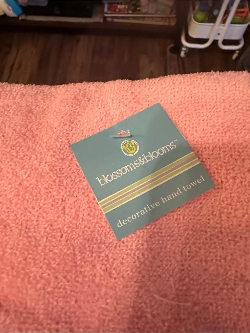 Easter Bunny Embroidered Kitchen Towels - Pastel Blue, Yellow, Pink - Unbranded